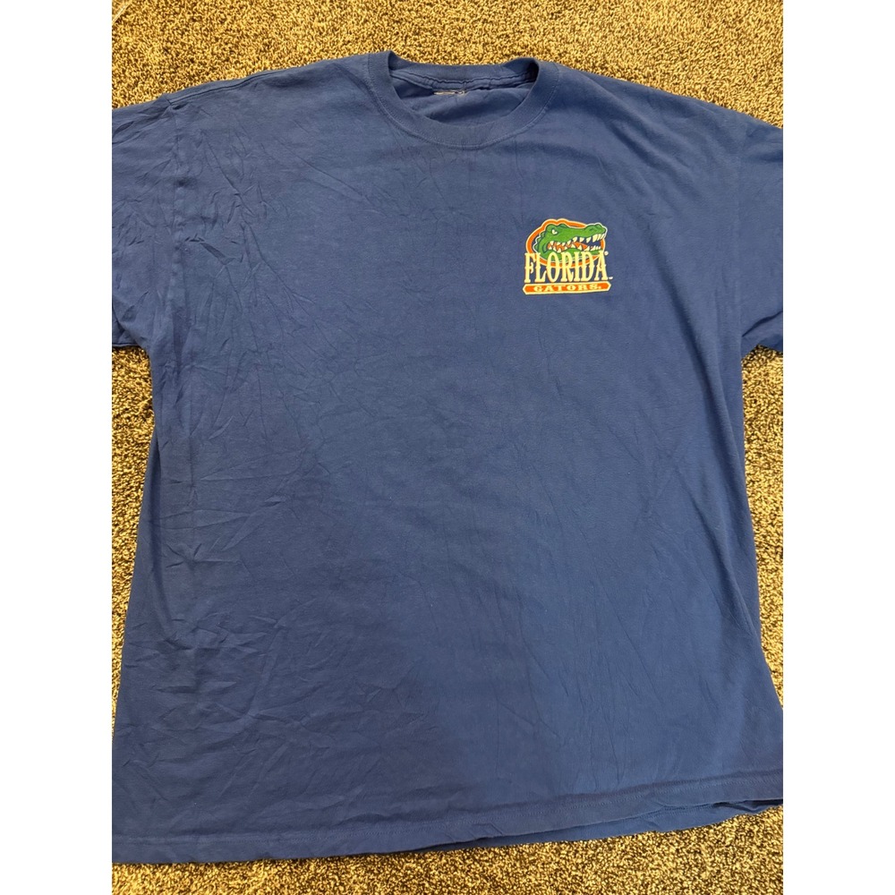 Vintage 2009 Florida Gators T-Shirt Blue New World Graphics Mens XL Graphic Tee